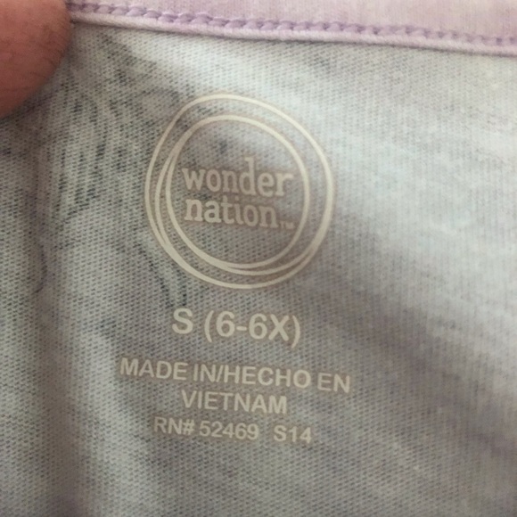 Wonder Nation pink unicorn dress with pockets in size S (6-6x) - Picture 4 of 5